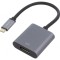 Adaptor DisplayPort 1.2 USB C la USB 3.2 DisplayPort