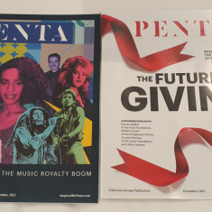 Doua reviste Penta, sept si dec 2022, 30+34 pagini, in engleza
