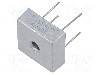 Punte redresoare, 35A, 0,8kV, capsula MB-25W, DC COMPONENTS - MB358W