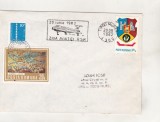 bnk fil Plic stampila ocazionala Ziua aviatiei RSR Targu Mures 1982