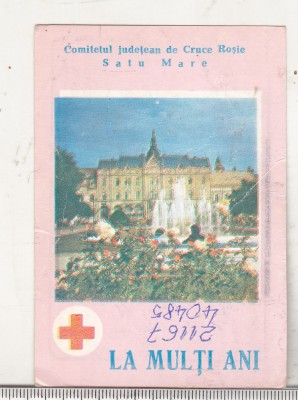 bnk cld Calendar de buzunar 1981 - Comitetul judetean Crucea Rosie Satu Mare foto