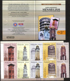 Cumpara ieftin Malaysia 2003 - Turnuri cu ceas, 2 serii neuzate in carnet filat