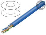 Cablu U/UTP 5e 4x2x25AWG PVC albastru 305m LANBERG