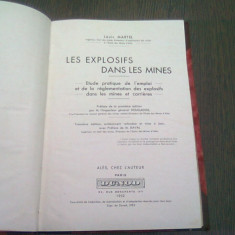 LES EXPLOSIF DANS LES MINES - LOUIS MARTEL (CARTE IN LIMBA FRANCEZA)