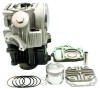 Set Motor ATV 70cc 4T + Chiuloasa Completa, Piston 47mm, Bolt 13mm, Cilindru Racire Aer, Garnituri - Compatibil ATV 50cc, 70cc, 107cc, 110cc