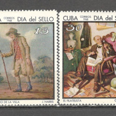 Cuba.1968 Ziua marcii postale-Pictura GC.136