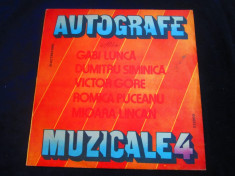 G.Lunca,D. Siminica... - Autografe Muzicale 4_vinyl,LP_Electrecord(1985,Romania) foto
