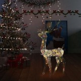 VidaXL Decorațiune de Crăciun ren 140 LED-uri colorat 120 cm acril