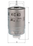 Filtru combustibil MAHLE KC43