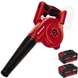 Einhell TE-CB 18/180 Li PXC + Twinpack - Suflanta de gradina - m3/h + Set 2 acumulatori Li-Ion 18 V 4 Ah