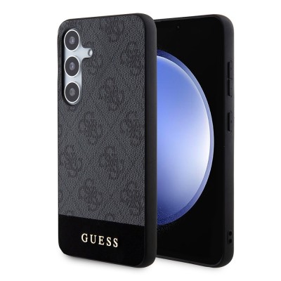 Husa originala Guess Samsung Galaxy S24 Plus Hardcase 4G Stripe Collection, negru, GUHCS24MG4GLGR foto
