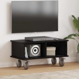 vidaXL Support TV Stejar Negru 68,5 x 35 x 35 cm Lemn compozit 891041