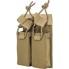 Port Incarcator Dublu Pistol Velcro Dark Coyote Mil-Tec