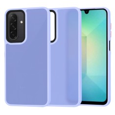Husa pentru samsung galaxy a26 5g - halofrost - protectie la camere si finisaj mat - light purple foto