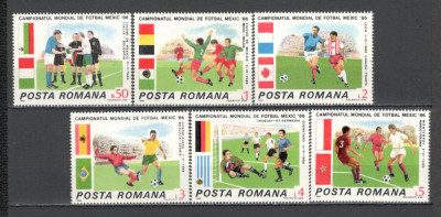 Romania.1986 C.M. de fotbal MEXIC YR.830 foto
