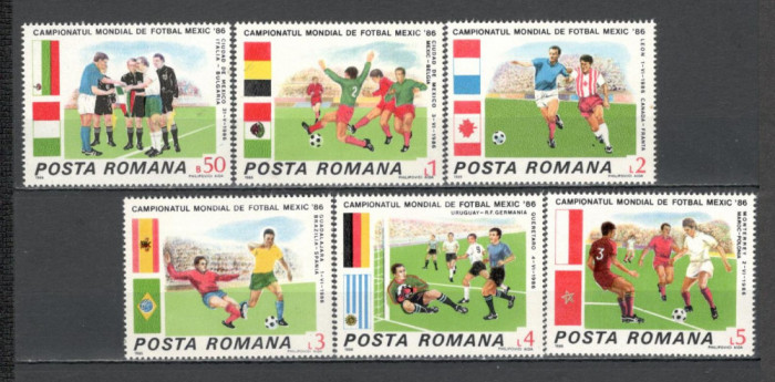 Romania.1986 C.M. de fotbal MEXIC YR.830