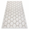 Covor SANTO SISAL 58391 fagure de miere bej, 80x150 cm