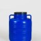 Bidon 80 litri, gura mare, cu capac prin infiletare, Sterk, Plastic Albastru