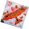 Jucarie Dinozaur Zburator din plastic, distanta lansare 50 m, ATU-081328, Rosu, Oem