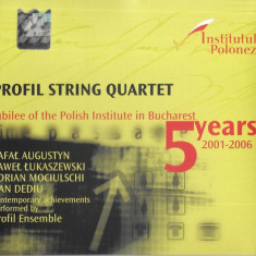 CD Profil Ensemble ‎– Profil String Quartet , original, holograma