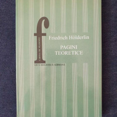 Friedrich Holderlin – Pagini teoretice