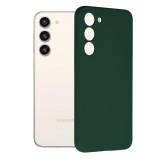 Cumpara ieftin Husa pentru Samsung Galaxy S23 Plus, Techsuit Soft Edge Silicone, Dark Green