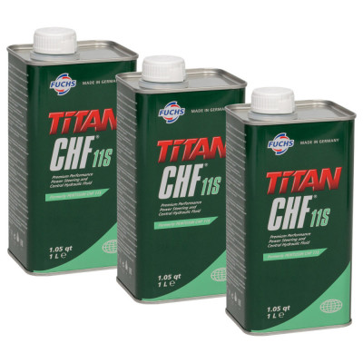 Set 3 Buc Ulei Servodirectie Oe Bmw Fuchs Pentosin Titan CHF 11S Verde 1L 83290429576 foto