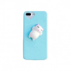 Husa Iberry Cat Albastru Pentru Iphone 7 Plus