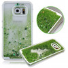Husa Silicon+Plastic Samsung Galaxy S6 g920 Glitter Green