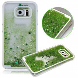 Husa Silicon+Plastic Samsung Galaxy S6 g920&nbsp;Glitter Green
