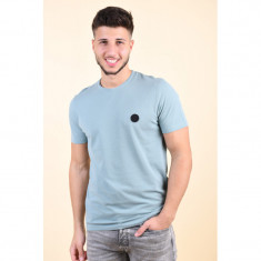 Tricou Jack&amp;amp;Jones Jethro Bla Crew Neck Turcoaz foto