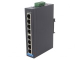Switch Ethernet neadministrabil 8 porturi 12-48VDC