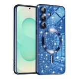 Husa premium Samsung Galaxy S25 Plus Techsuit Luxury Glitter MagSafe, albastru
