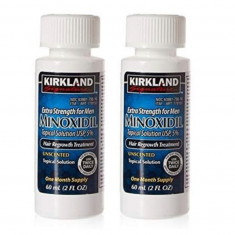 Minoxidil Kirkland 5%, 2 luni aplicare, Tratament cresterea parului barba si scalp