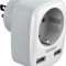 Adaptor Europe to USA Tessan TS-611, EU - US, 2xUSB - 2,4A, 10 A