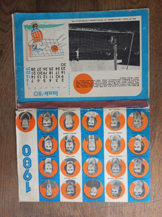 CALENDAR UNIVERSITATEA CRAIOVA, 1980 * LIPSA 7 FILE