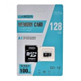 Card memorie microSDHC Class 1 (U1) 128GB cu adaptor pentru SD TREQA SD-12-128G