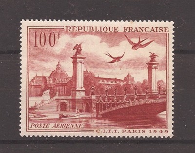 Franta 1949 -Poștă aeriană, MNH foto