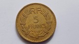 Franta-5 Franci 1940-Bronz