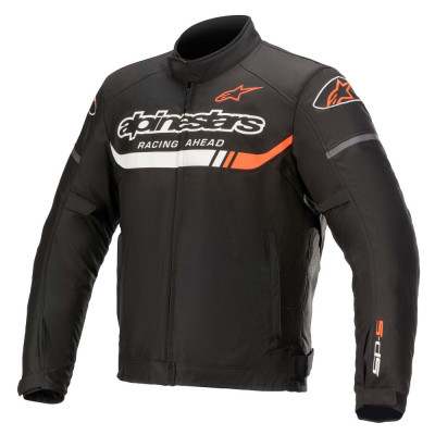 Geaca Moto Impermeabila Alpinestars T-SP S Ignition Waterproof Jacket, Negru/Alb/Rosu, Medium foto