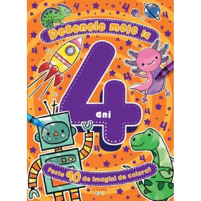 Desenele Mele La 4 Ani. Peste 90 De Imagini De Colorat