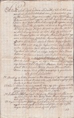 A3088N Contract de &icirc;mprumut cu zălogire de păm&acirc;nturi, 1817, comitatul Solnocul Interior, Transilvania, sigilii &icirc;n ceară roșie, limba maghiară