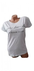 Tricou dama cu maneca scurta &amp;#039;&amp;#039;A fashion victim&amp;#039;&amp;#039; cod 312 foto
