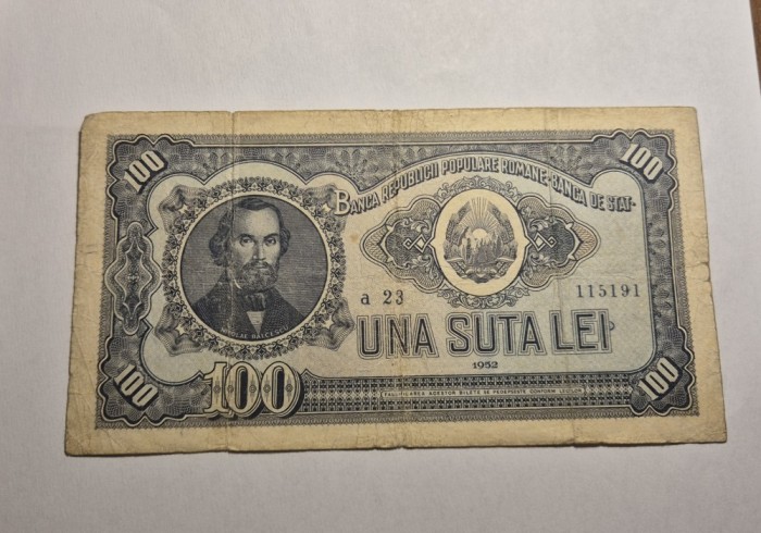 100 lei 1952