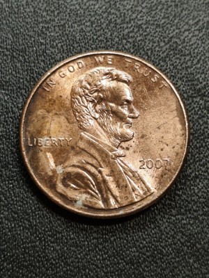 B 11 Moneda 1 Cent SUA 2007 foto