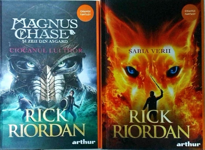 Rick Riordan - Magnus Chase si zeii din Asgard, 2 volume: Sabia verii. Ciocanul