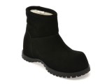 Ghete GRYXX negre, 9933, din piele intoarsa