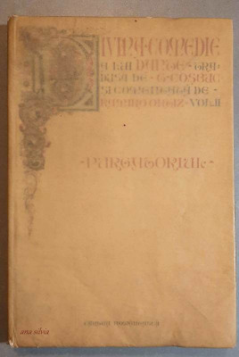 Divina Comedie, Purgatoriul - Dante Traducere - Cosbuc 1927 foto