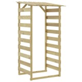 Pergola cu acoperis, 100x90x200 cm, lemn de pin tratat