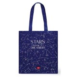Tote bag din bumbac 38 x 42 cm - Stele, Legami